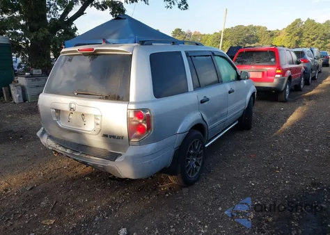 2004 Honda Pilot Ex-L из США, поврежденный, VIN 2HKYF18764H579853